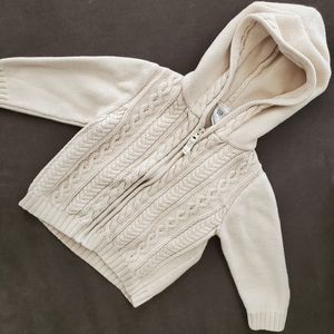 Baby Gap zip hooded sweater
